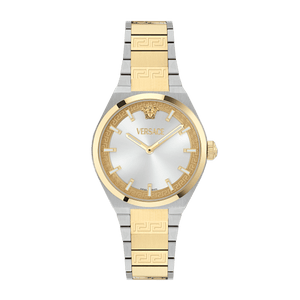 Versace Auria Quartz Silver Dial Analog Stainless Steel Watch VE5E00426