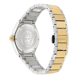 Versace Auria Quartz Silver Dial Analog Stainless Steel Watch VE5E00426