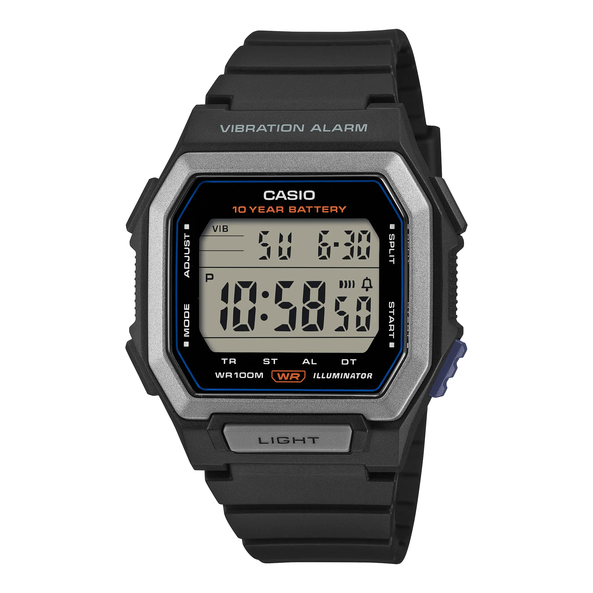 Casio Digital Unisex Watch W-738H-1AVDF - D441