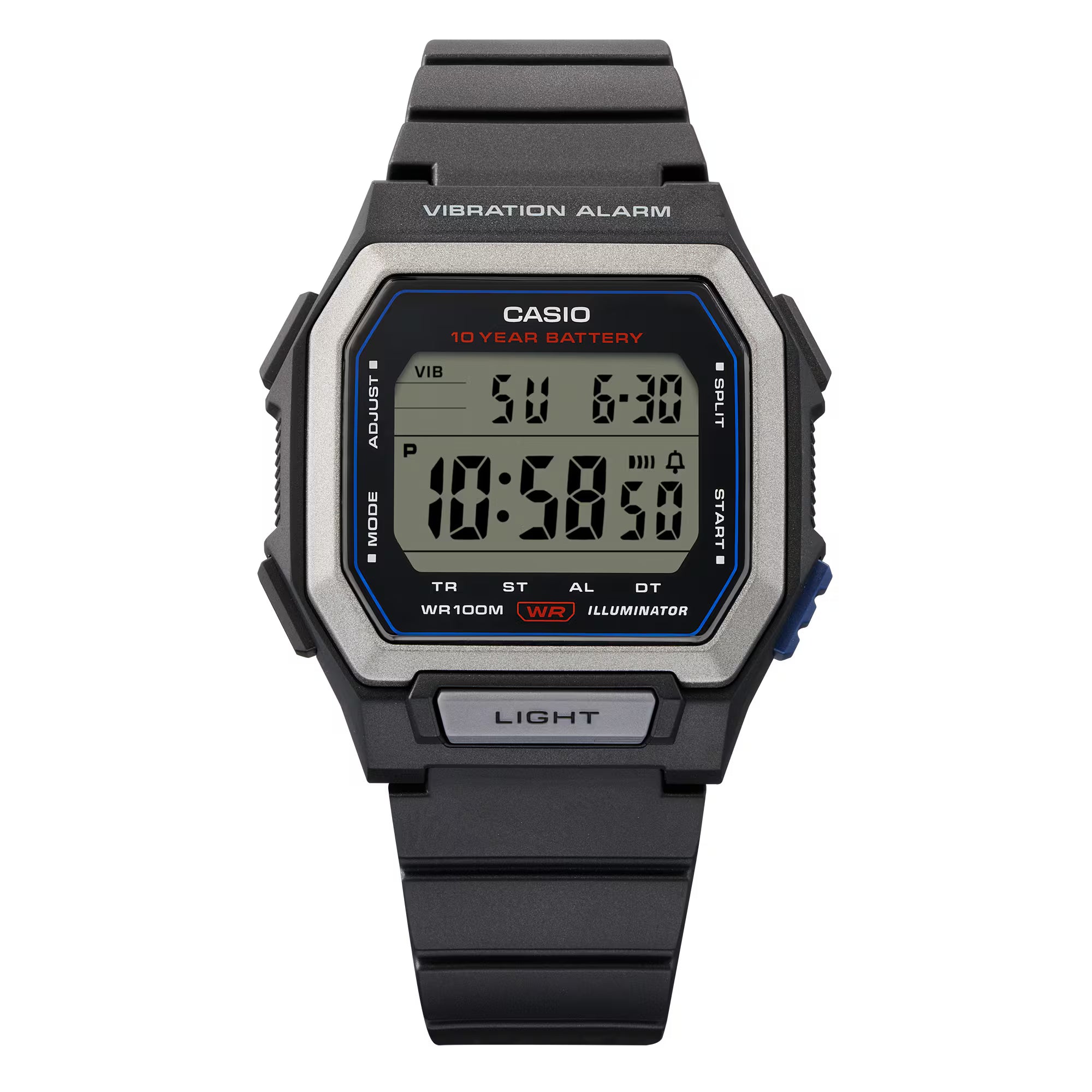 Casio Digital Unisex Watch W-738H-1AVDF - D441