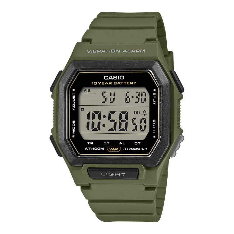 Casio Digital Unisex Watch W-738H-3AVDF - D443