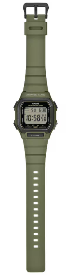 Casio Digital Unisex Watch W-738H-3AVDF - D443