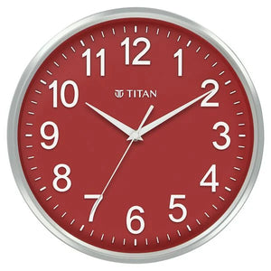TITAN WALL CLOCK Classic Colours Peach - W0001PA04A - KRISHNA WATCH COMPANY