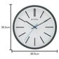 Titan Contemporary White Wall Clock with Silent Sweep Technology 30.5 cm x 30.5 cm (Medium) NBW0002PA01