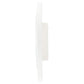 Titan Contemporary White Wall Clock with Domed Glass and Silent Sweep 27 x 27 cm (Small) W0010PA04