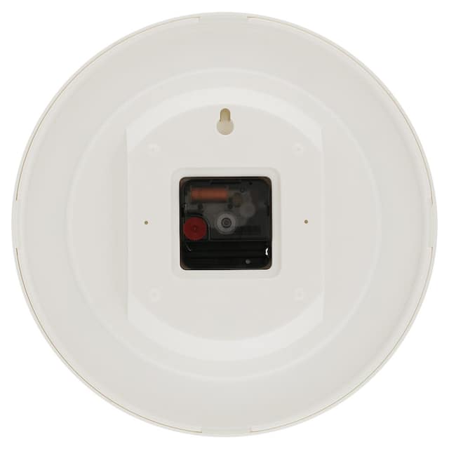 Titan Contemporary White Wall Clock with Domed Glass and Silent Sweep 27 x 27 cm (Small) W0010PA04 - KRISHNA WATCH COMPANY