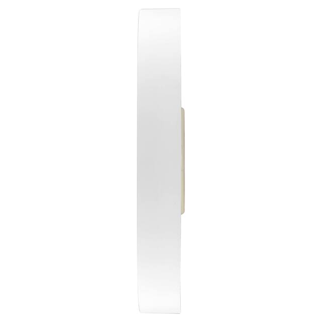 Titan Contemporary White Wall Clock with Silent Sweep Technology 30 cm x 30 cm (Medium) W0036PA01 - KRISHNA WATCH COMPANY