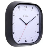 Titan wall clock Black Wall Clock with Silent Sweep Technology - W0040PA01A - KRISHNA WATCH COMPANY