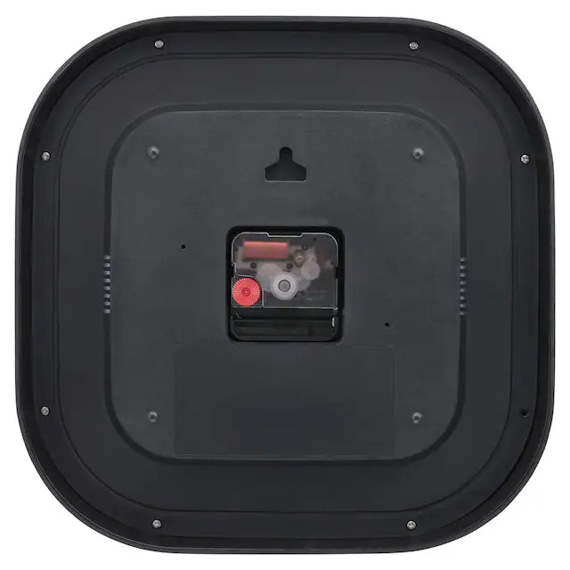 Titan Contemporary Black Wall Clock with Silent Sweep Technology - 30.8 cm x 30.8 cm (Medium) W0040PA01A