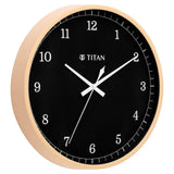 Titan Classic Off White Wall Clock with Silent Sweep Technology - 29.5 cm x 29.5 cm (Medium) W0043PA07A - KRISHNA WATCH COMPANY