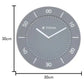 Titan Grey Slim Wall Clock - 30 cm x 30 cm (Medium) W0047PA02