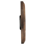 Titan Classic Wooden Wall Clock with flame treated case Silent Sweep Technology - W0051WA01 - KRISHNA WATCH COMPANY