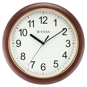 Titan Classic White Dial Brown Color Silent Sweep Technology - W0053WA01 - KRISHNA WATCH COMPANY