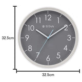 Titan WALL CLOCK Color Silent Sweep Technology - W0055PA03