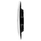 Titan Contemporary Round Pendulum Clock with a Metallic Finish and Silent Sweep - 35 cm x 35 cm (Medium)  W0069PP01