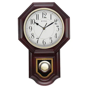 Classic Brown Colour Pendulum Clock with a Westminster chime (Large) NCW0071PM01 - KRISHNA WATCH COMPANY