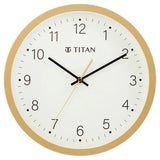 Titan Classic Quartz Analog White Dial Wall Clock With Silent Sweep Technology nuw0074pa03