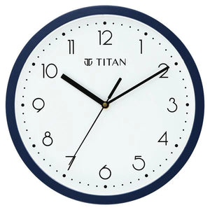 Titan Wall Clock Simple-Sweep Collection - Blue - W0074PA05 - KRISHNA WATCH COMPANY