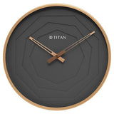 Titan Metallic Wall Clock W0078ma01 - KRISHNA WATCH COMPANY