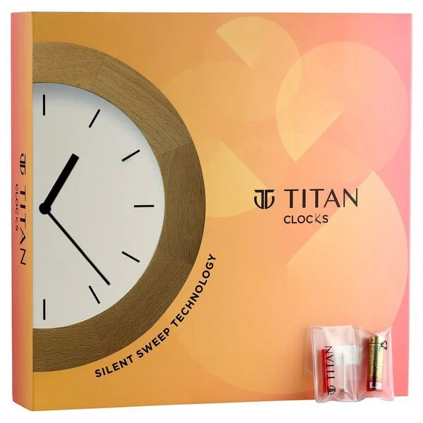 Titan Metallic Wall Clock W0078ma01 - KRISHNA WATCH COMPANY