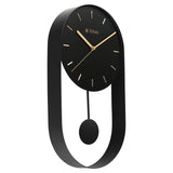 Titan Contemporary Modern Metallics Pendulum Wall Clock - W0086MP01