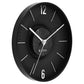 Titan Earth Flare Wall Clock - Black Marble Texture w0093pa02