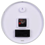 Titan Contemporary Ana-Digi Wall Clock with Thermometer w0100pc01
