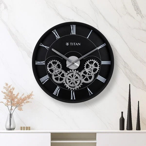 Titan Clocks - Gears of Time - Black W0115PA01