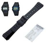 Casio F-91W, F-91WG, F-94WA, F-105W, F-106W Watch Strap Band | 71604002 - KRISHNA WATCH COMPANY