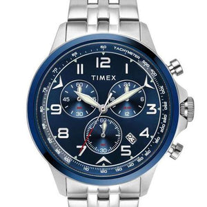 TIMEX Men E Class Watch with Blue Dial - TWEG25101 - KRISHNA WATCH COMPANY