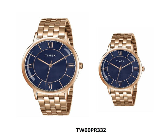 TIMEX Pairs Blue Round Dial Analog Watch - TW00PR332