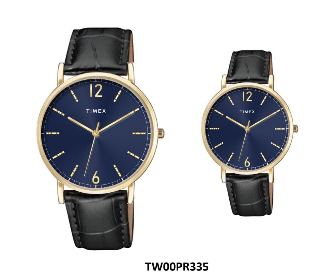 TIMEX Pairs Blue Round Dial Analog Watch - TW00PR335