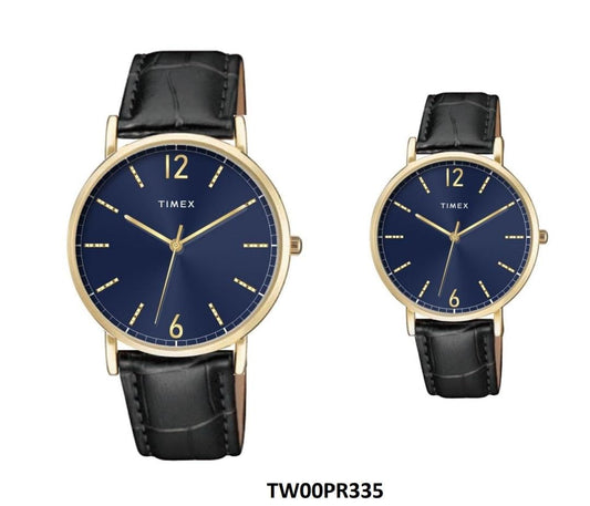 TIMEX Pairs Blue Round Dial Analog Watch - TW00PR335