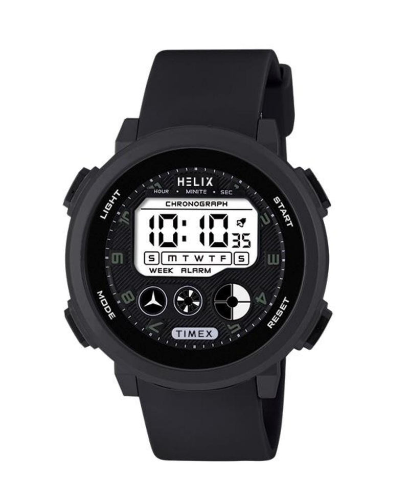 Helix Ana-Digi, Digital Black Dial Men's Watch-TWESK6400T