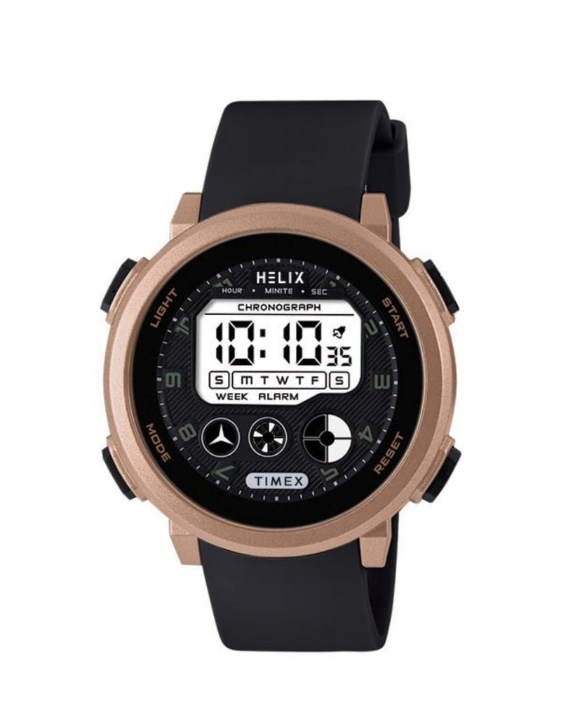 Helix Ana-Digi, Digital Black Dial Men's Watch-TWESK6403T