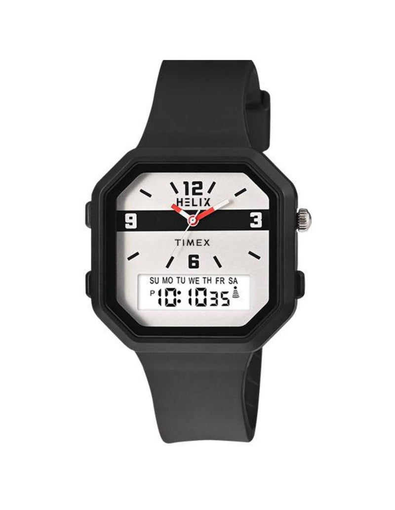 Helix Ana-Digi, Analog-Digital Beige Dial Men's Watch-TWESK6600T