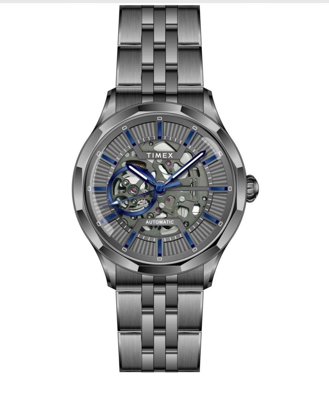 Timex Men's Premium Grey Round Dial Analog Watch - TWEG27601