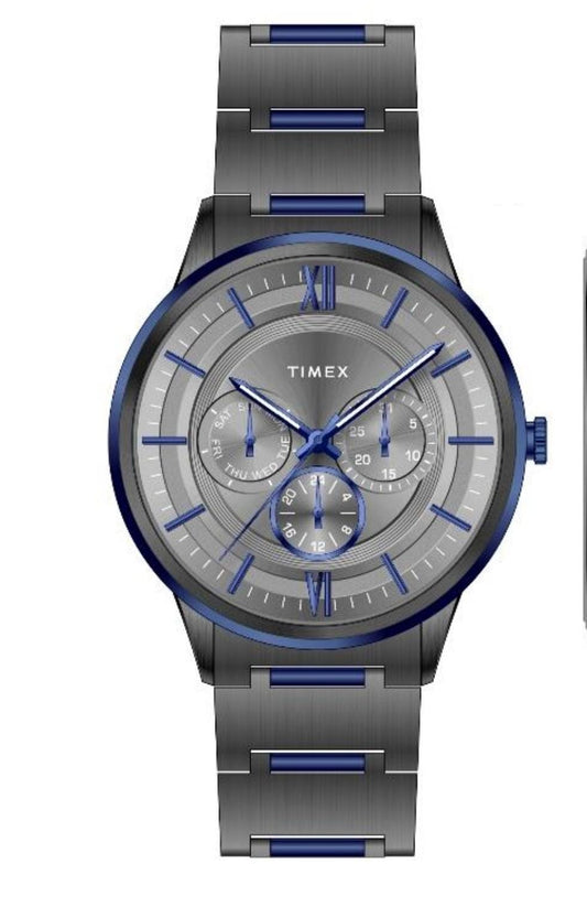 Timex Men's Premium Grey Dial Analog Watch - TWEG28003