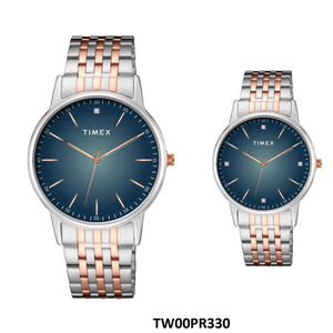 TIMEX Pairs Blue Round Dial Analog Watch - TW00PR330 - KRISHNA WATCH COMPANY