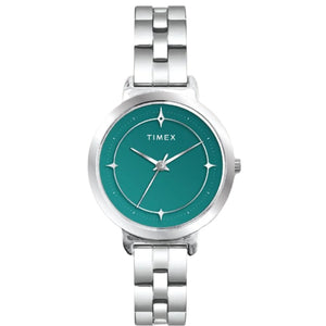 Timex Women Aqua Blue Dial Analog Watch - TWTL14200 - KRISHNA WATCH COMPANY