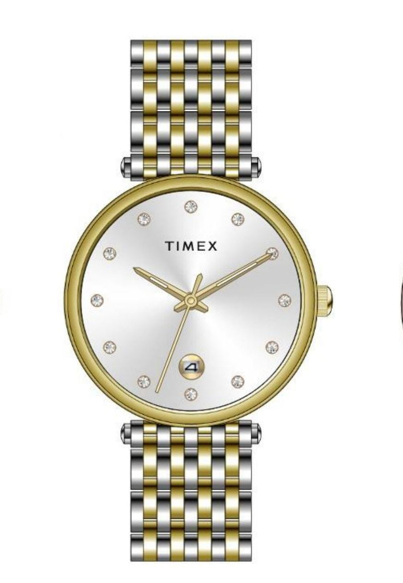 Timex Women Silver Dial Analog  Watch - TWEL21602