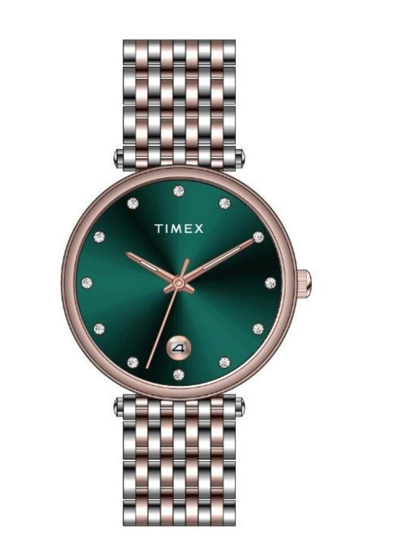 Timex Women Green Dial Analog  Watch - TWEL21603