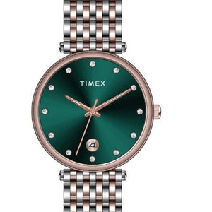Timex Women Green Dial Analog Watch - TWEL21603 - KRISHNA WATCH COMPANY