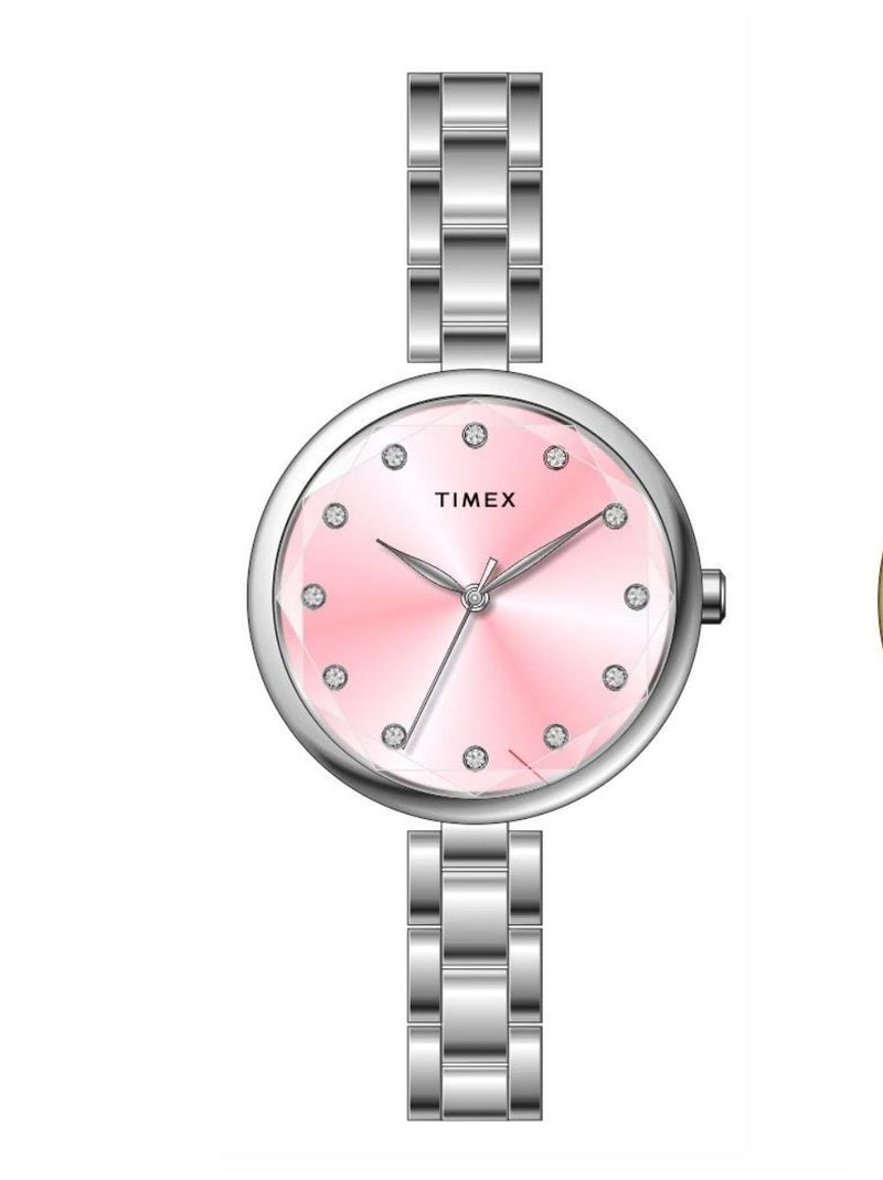 Timex Women Pink Dial Analog  Watch - TWEL21700