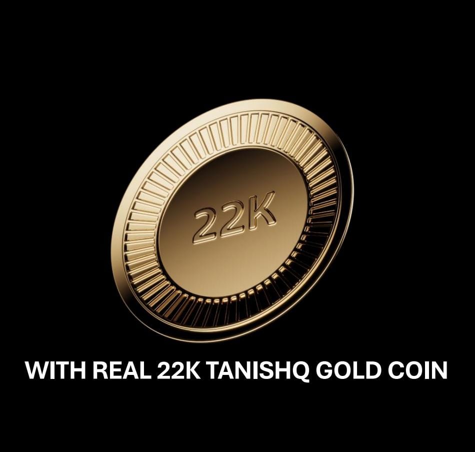 Sonata’s first ever watch embedded with a 22kt 0.15 gms gold coin on the dial watch for Women - 8190YL01