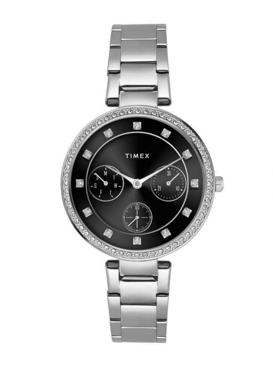 Timex Black Dial Women's Watch - TWEL18728