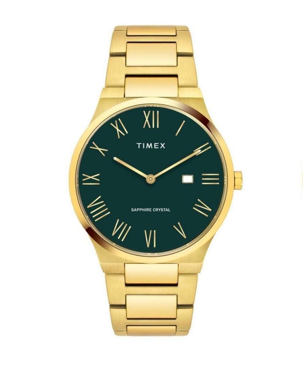 Timex Green Dial Stainless Steel bracelet Men's Watch - TWEG23608
