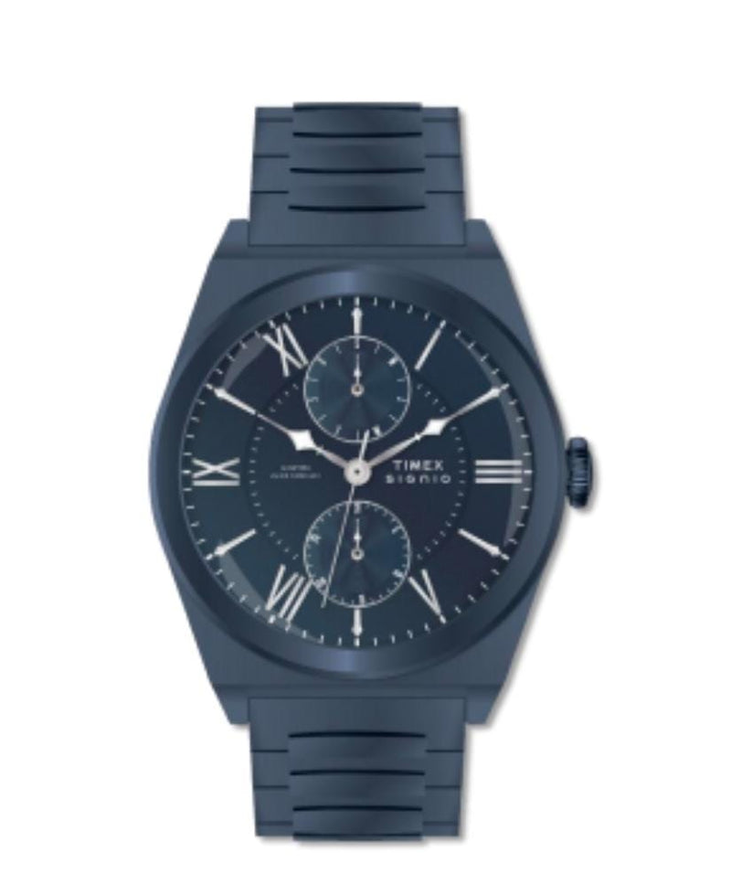 Timex Signio Eclipse Blue Dial Watch TWEG34501 - KRISHNA WATCH COMPANY