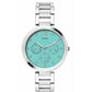 Timex Tiffany Blue Dial St Steel Bracelet Watch Set TW00PR326