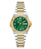 Gc Coussin Shape Lady Green Coussin Dial Analog Women Watch Y98010L9MF - KRISHNA WATCH COMPANY